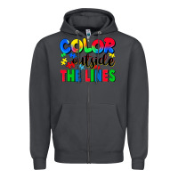 Smoke Color outside the lines Zipper Hoodie - CowGirlArtShop