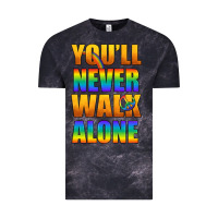 Cloud Black Lgbtq You'll Never Walk Alone With Peace Vintage Tee - BundleAndBundleShop