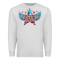 Dove Grey American babe Premium Sweatshirt - FaDigitalArtStudio