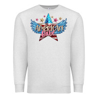Oatmeal Heather American babe Premium Sweatshirt - FaDigitalArtStudio