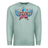 Seafoam American babe Premium Sweatshirt - FaDigitalArtStudio