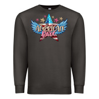 Smoke American babe Premium Sweatshirt - FaDigitalArtStudio