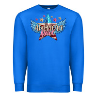 True Royal American babe Premium Sweatshirt - FaDigitalArtStudio