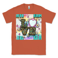 Copper Leopard Love Hair And Mirror With Daisy Seamless Pattern Bbs Classic Tee - BundleAndBundleShop