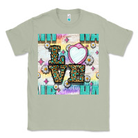 Matcha Leopard Love Hair And Mirror With Daisy Seamless Pattern Bbs Classic Tee - BundleAndBundleShop