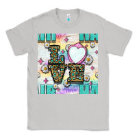 Moon Dust Leopard Love Hair And Mirror With Daisy Seamless Pattern Bbs Classic Tee - BundleAndBundleShop