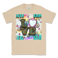 Mushroom Leopard Love Hair And Mirror With Daisy Seamless Pattern Bbs Classic Tee - BundleAndBundleShop