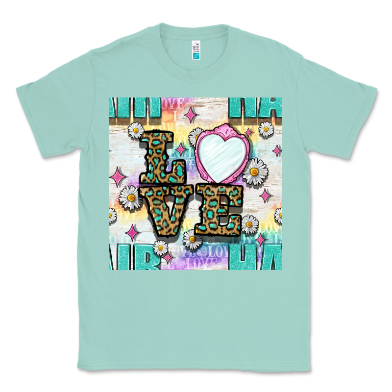 Leopard Love Hair And Mirror With Daisy Seamless Pattern Bbs Classic Tee by BundleAndBundleShop | Teevron