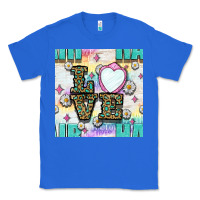 True Royal Leopard Love Hair And Mirror With Daisy Seamless Pattern Bbs Classic Tee - BundleAndBundleShop