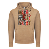Vintage Coffee Merry Merry Merry Christmas Lightning Bolt Vintage Hoodie - BundleAndBundleShop