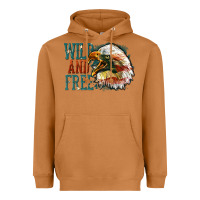 Meerkat Wild and free Heavyweight Hoodie - FaDigitalArtStudio