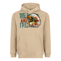Mushroom Wild and free Heavyweight Hoodie - FaDigitalArtStudio