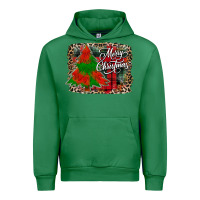 Emerald merry Christmas trees Urban Hoodie - CowhideDigitalArt