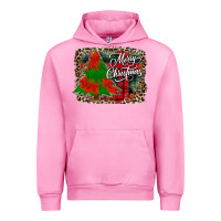 Fuchsia Pink merry Christmas trees Urban Hoodie - CowhideDigitalArt