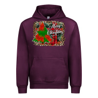 Mauve Wine merry Christmas trees Urban Hoodie - CowhideDigitalArt