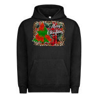 Pigment Black merry Christmas trees Urban Hoodie - CowhideDigitalArt