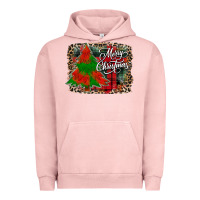 Pigment Salmon merry Christmas trees Urban Hoodie - CowhideDigitalArt