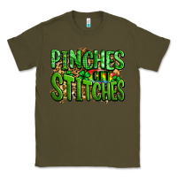 Army Green pinches get stitches st patricks Classic Tee - LillyAllenDesigns