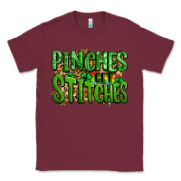 Burgundy pinches get stitches st patricks Classic Tee - LillyAllenDesigns
