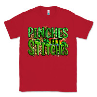 Red pinches get stitches st patricks Classic Tee - LillyAllenDesigns