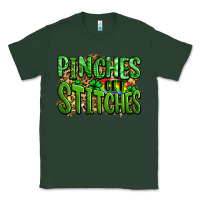 Sports Green pinches get stitches st patricks Classic Tee - LillyAllenDesigns