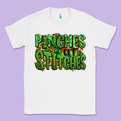 Pinches Get Stitches St Patricks Classic Tee Designed By Lillyallendesigns