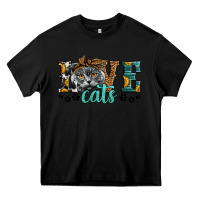 Black love cats scottish fold Heavy Core Tee - LillyAllenDesigns