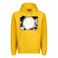 Lemon Cowhide Bleached Premium Hoodie - CowCowDesign