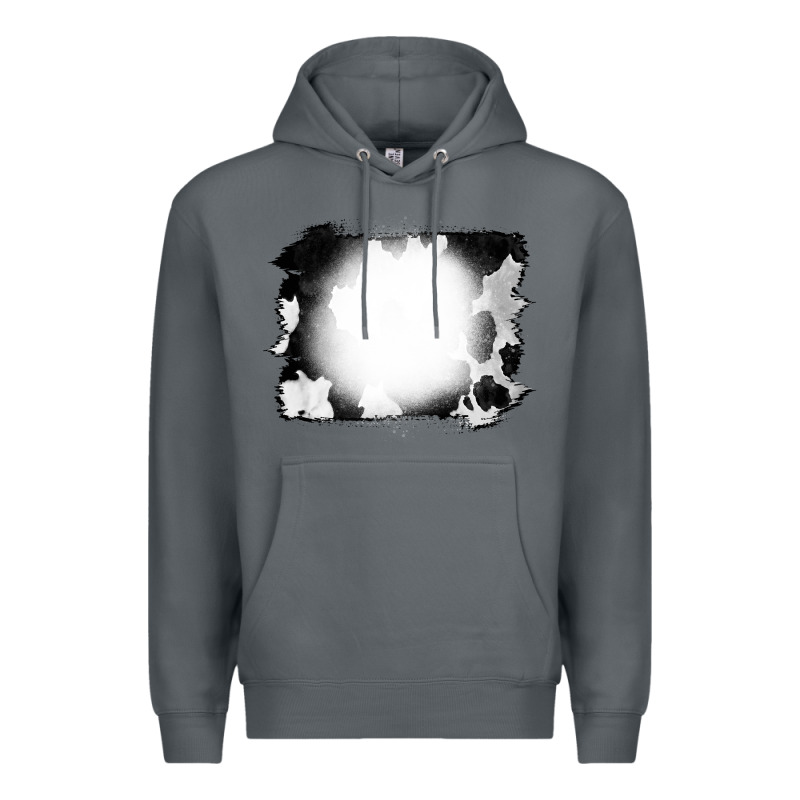 Cowhide Bleached Premium Hoodie by CowCowDesign | Teevron