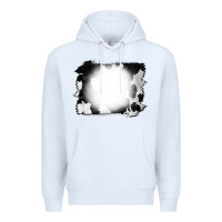 White Cowhide Bleached Premium Hoodie - CowCowDesign