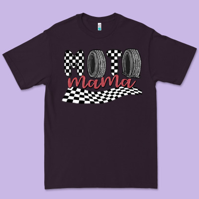 Moto Mama Premium Tee Designed By Maliassmallbusiness