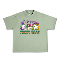 Oil Green mardi gras celebration with teeth Urban Heavy Tee - LillyAllenDesigns