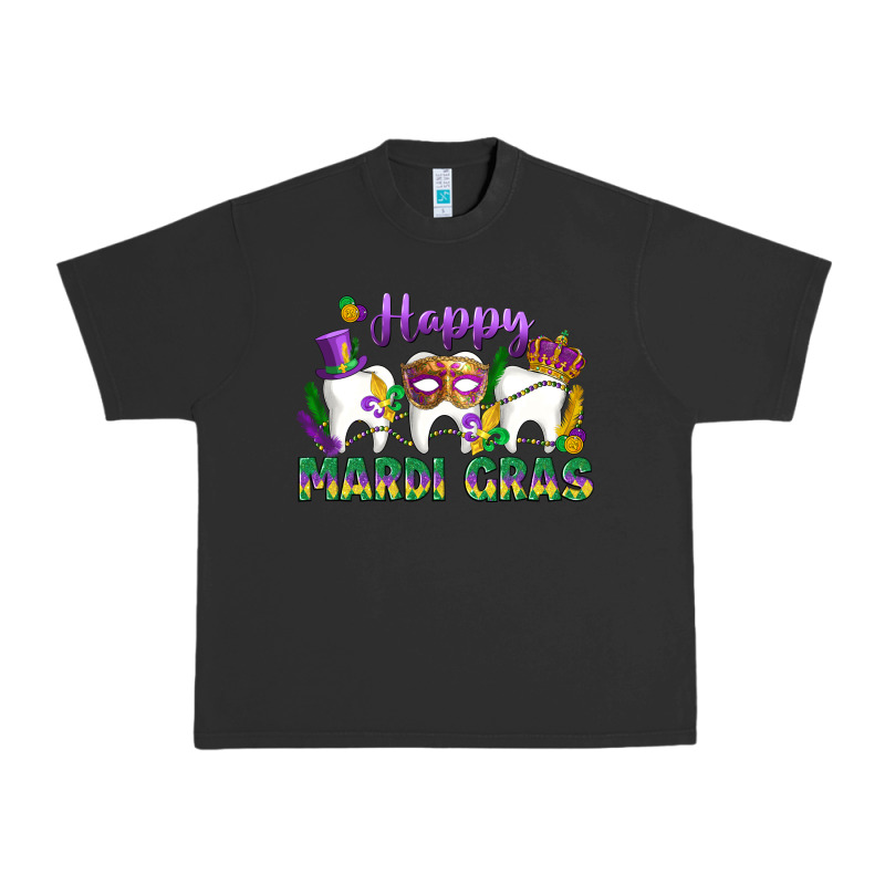 Mardi Gras Celebration With Teeth Urban Heavy Tee by LillyAllenDesigns | Teevron