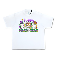 White mardi gras celebration with teeth Urban Heavy Tee - LillyAllenDesigns