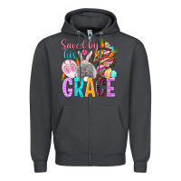 Smoke Saved by his grace Easter Day Zipper Hoodie - HowdyJamesFarm