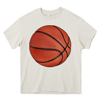 Cream basketball Heavy Core Tee - BarkalooDesign
