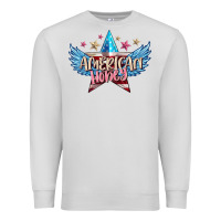 Dove Grey American honey 4th of july Premium Sweatshirt - FaDigitalArtStudio
