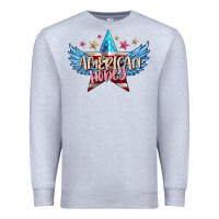 Heather Grey American honey 4th of july Premium Sweatshirt - FaDigitalArtStudio