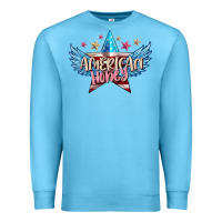 Ocean Blue American honey 4th of july Premium Sweatshirt - FaDigitalArtStudio