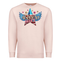 Pale Pink American honey 4th of july Premium Sweatshirt - FaDigitalArtStudio