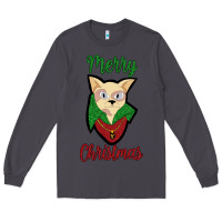 Smoke Merry Christmas Cat Long Sleeve Tee - Bettercallsaul