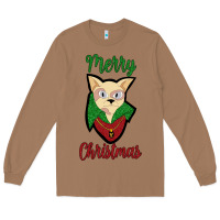 Toasted Coconut Merry Christmas Cat Long Sleeve Tee - Bettercallsaul