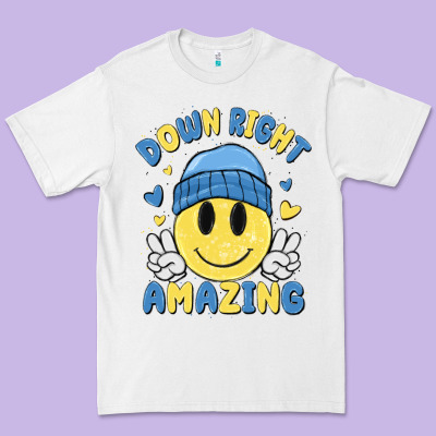 Down Right Amazing Premium Tee Designed By Maliassmallbusiness