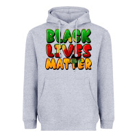 Heather Grey black lives matter Heavyweight Hoodie - FaDigitalArtStudio