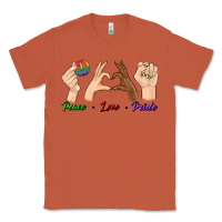 Copper Peace Love Pride Classic Tee - BundleAndBundleShop