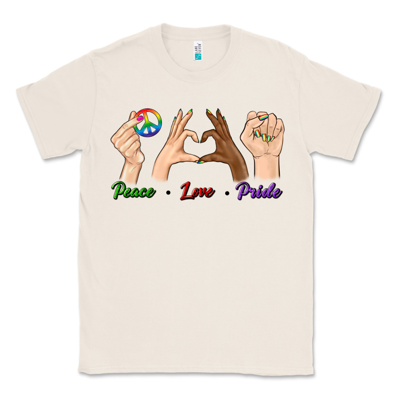 Peace Love Pride Classic Tee by BundleAndBundleShop | Teevron