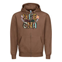Chestnut wife mom cna Zipper Hoodie - CowGirlArtShop