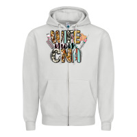 Dove Grey wife mom cna Zipper Hoodie - CowGirlArtShop