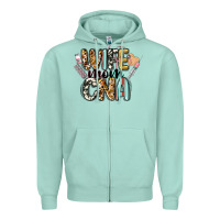 Seafoam wife mom cna Zipper Hoodie - CowGirlArtShop