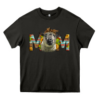 Asphalt Western Hampshire Sheep Mom Heavy Core Tee - LillyAllenDesigns